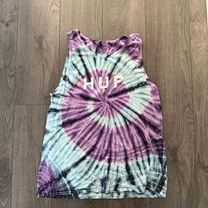 2014 Huf tie dye tank top size Large